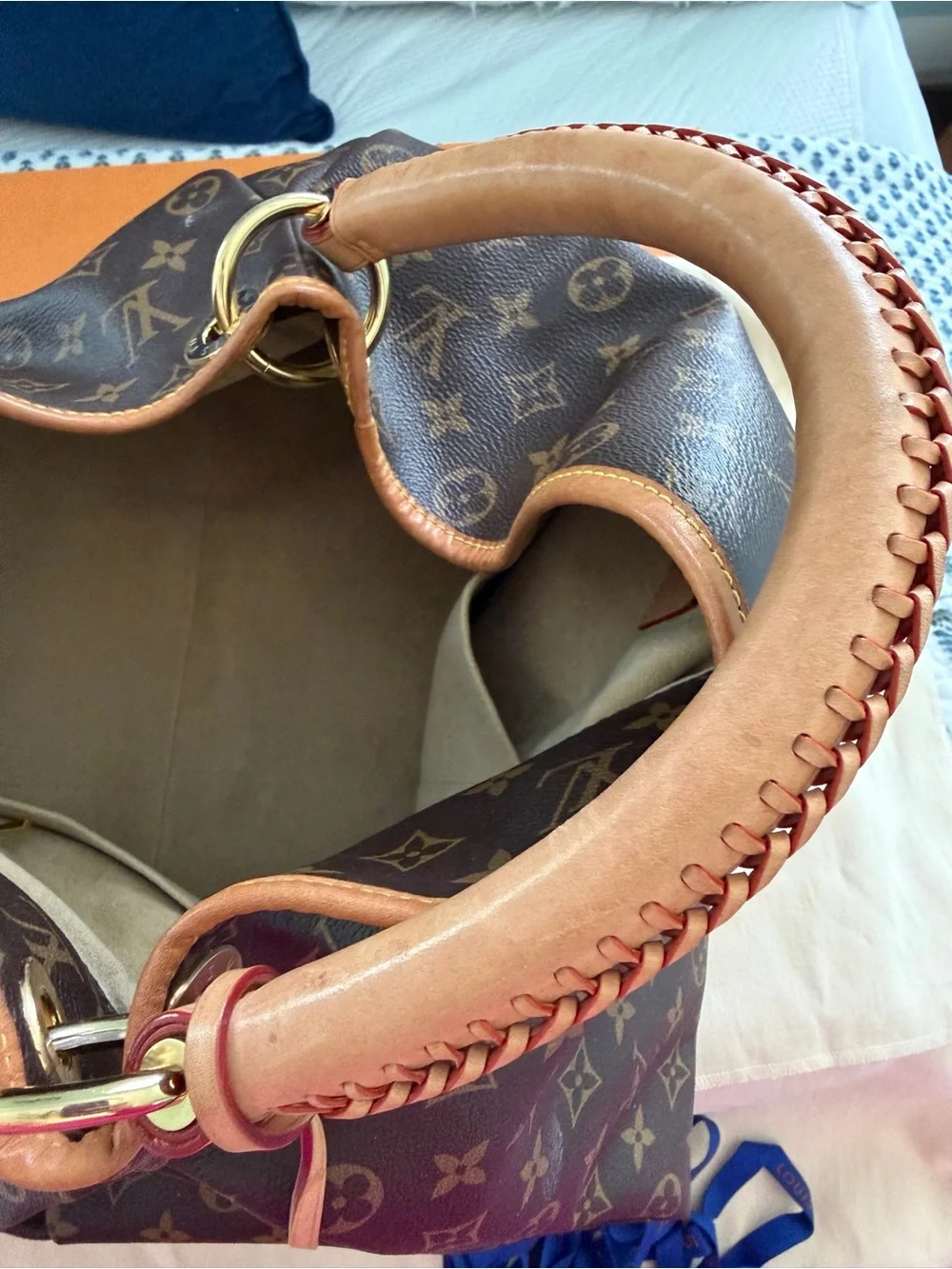 Louis Vuitton Brown Monogram Canvas Handbag ARTSY